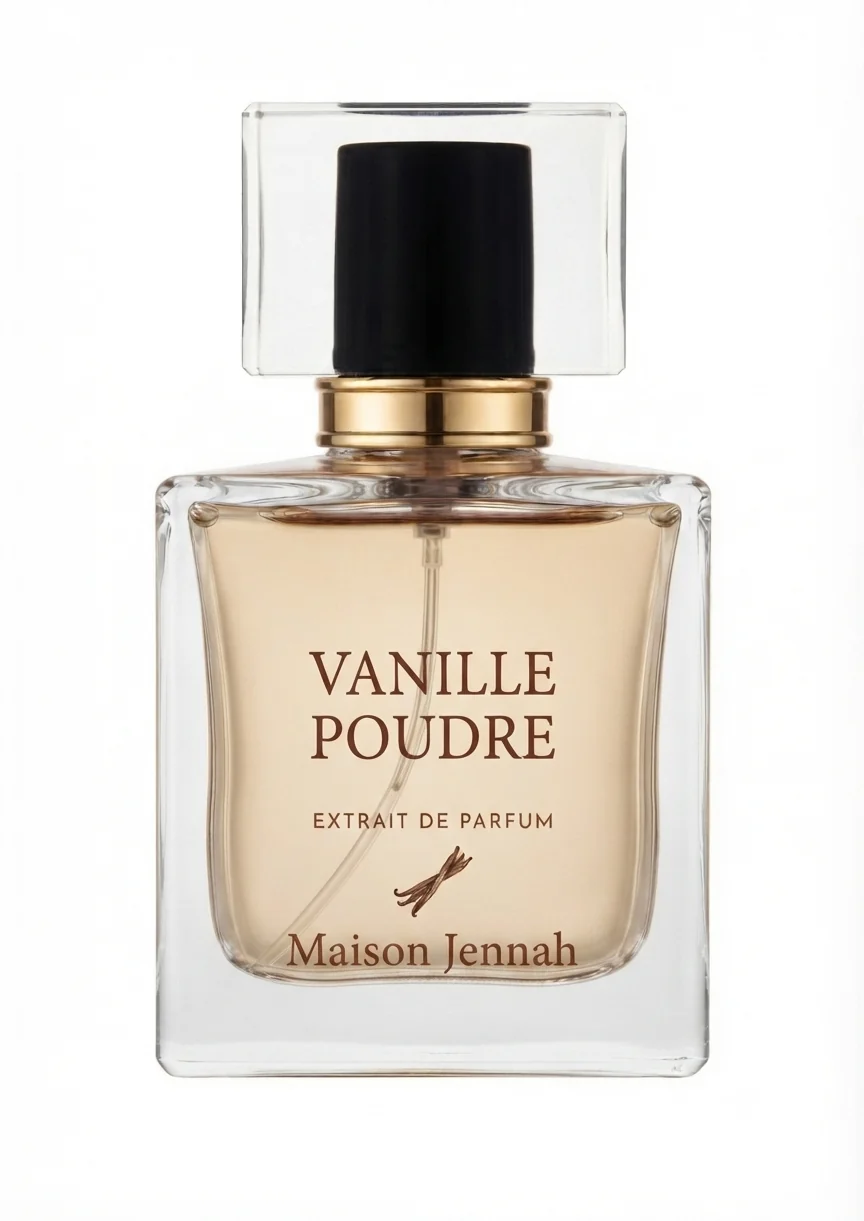 Flacon de parfum Vanille Poudre — Maison Jennah Paris