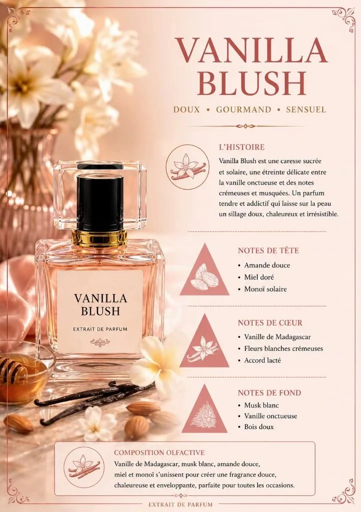 Vanilla Blush — détail