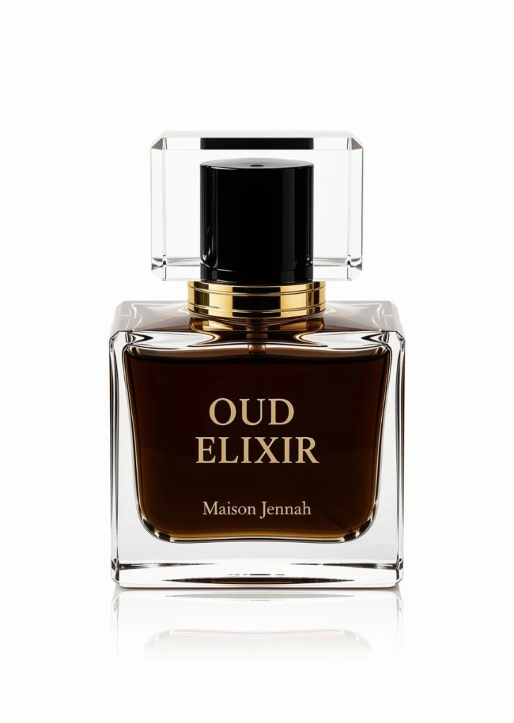 Flacon de parfum Oud Elixir — Maison Jennah Paris