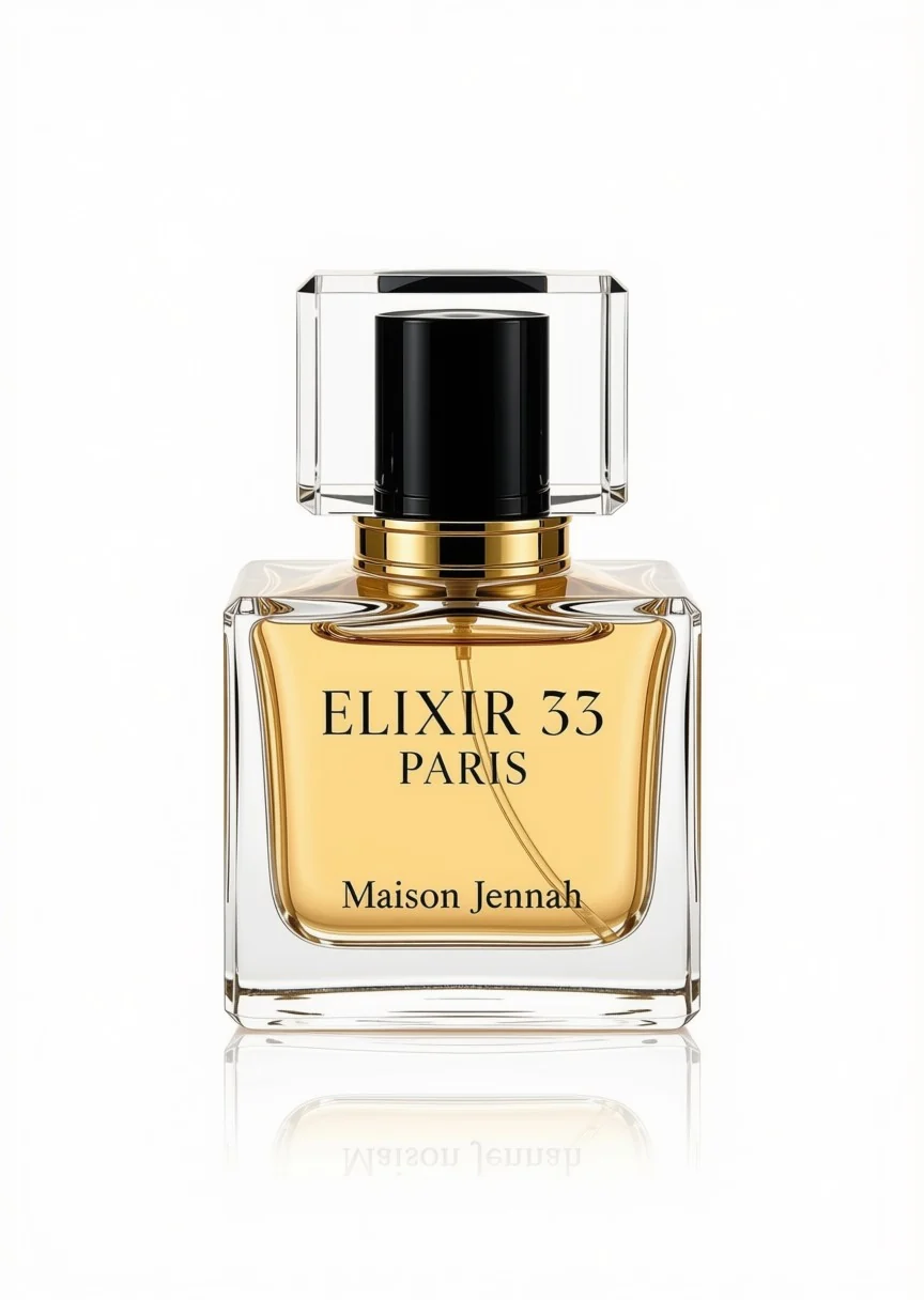 Flacon de parfum Elixir 33 Paris — Maison Jennah Paris