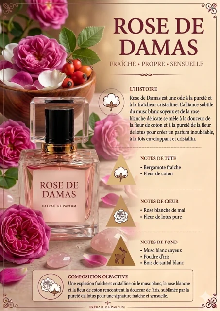 Rose de Damas — détail