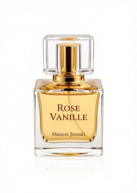 Flacon de parfum Rose Vanille — Maison Jennah Paris