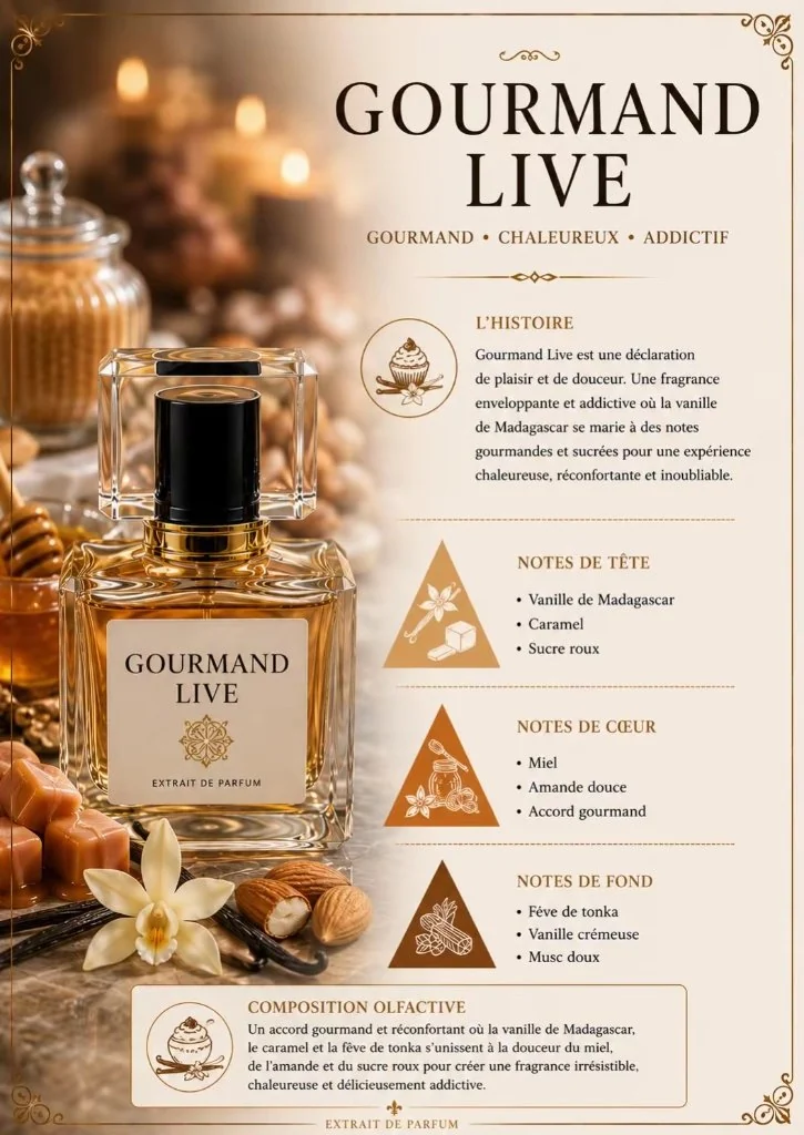 Gourmand Live — détail