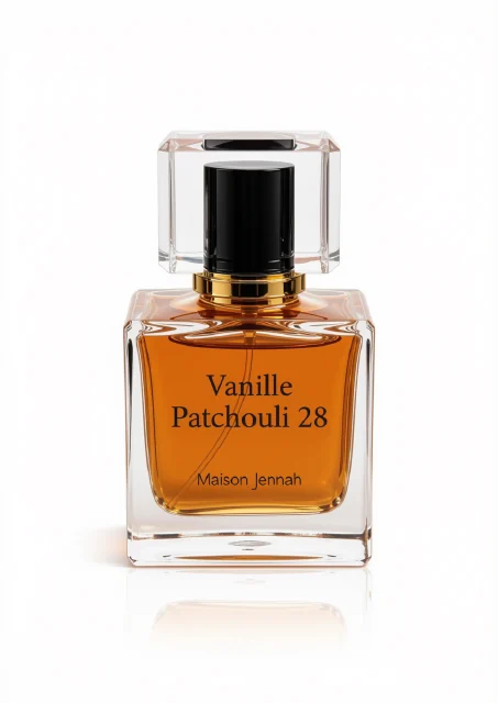 Flacon de parfum Vanille Patchouli 28 — Maison Jennah Paris