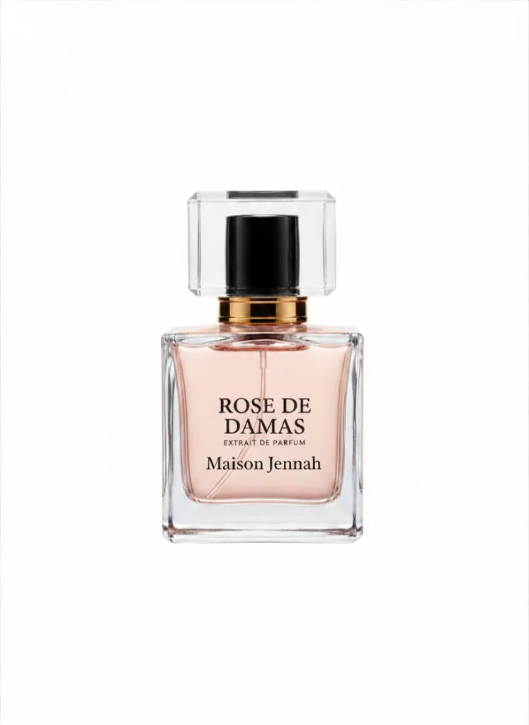 Flacon de parfum Rose de Damas — Maison Jennah Paris